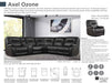 Parker House - Axel Power Recliner in Ozone - Set of 2 - MAXE#812PH-OZO - GreatFurnitureDeal