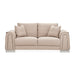 AICO Furniture - Mia Bella"Bergamo"2 Piece Sofa Set"St. Steel - MB-BRGMO15-BRGMO25-TPE-13 - GreatFurnitureDeal