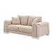 AICO Furniture - Mia Bella"Bergamo"2 Piece Sofa Set"St. Steel - MB-BRGMO15-BRGMO25-TPE-13 - GreatFurnitureDeal