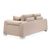 AICO Furniture - Mia Bella"Bergamo"2 Piece Sofa Set"St. Steel - MB-BRGMO15-BRGMO25-TPE-13 - GreatFurnitureDeal