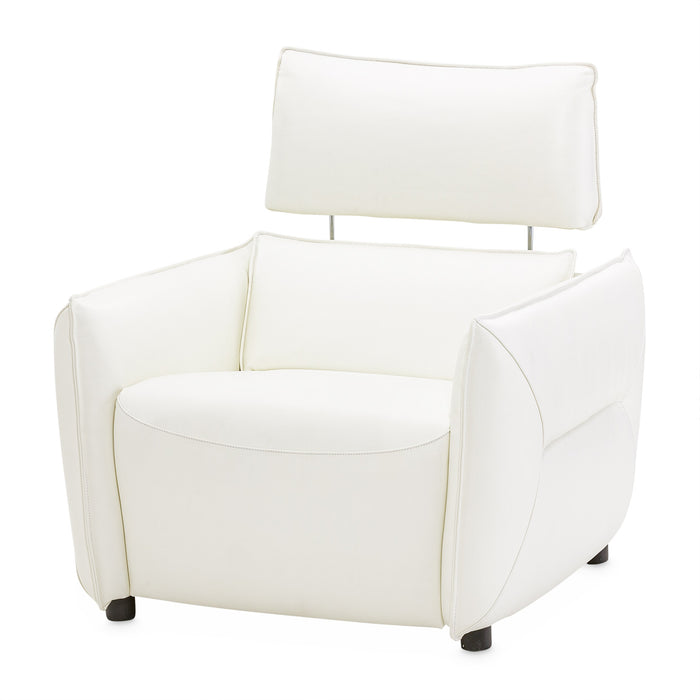 AICO Furniture - Mia Bella Matching Chair in Snow White - MBLP-VRNA35-WHT-00 - GreatFurnitureDeal