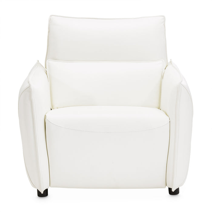 AICO Furniture - Mia Bella Matching Chair in Snow White - MBLP-VRNA35-WHT-00