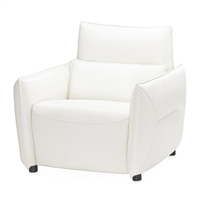AICO Furniture - Mia Bella Matching Chair in Snow White - MBLP-VRNA35-WHT-00