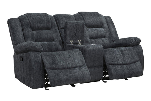 Parker Living - Bolton Manual Glider Console Loveseat in Misty Storm - MBOL#822CG-MISS - GreatFurnitureDeal