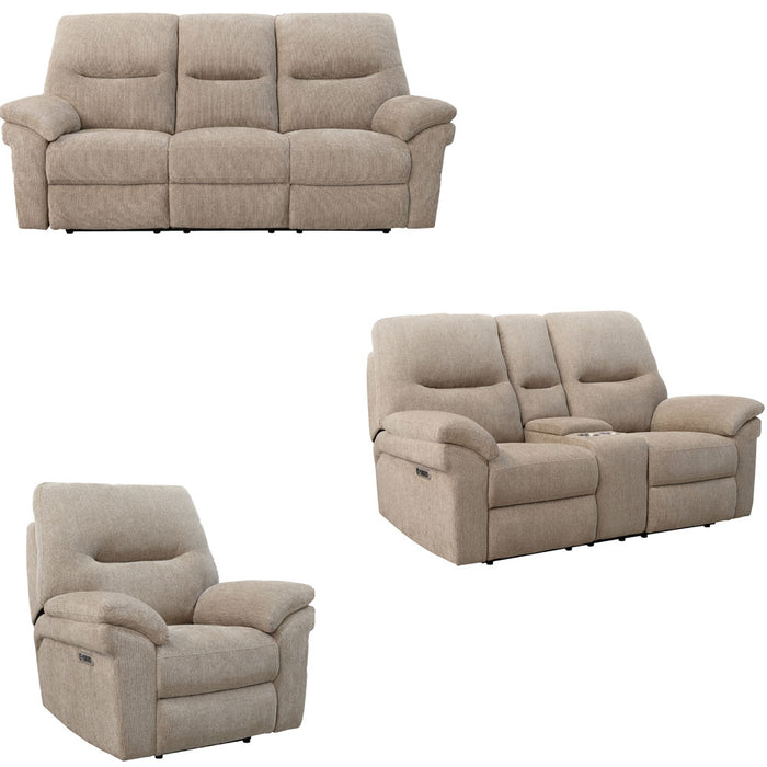 Parker Living - Bryant 3 Piece Power Living Room Set in Ruffles Wicker - MBRY#832PH-RFW-3SET - GreatFurnitureDeal