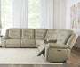 Parker Living - Caldwell 6 Piece Modular Power Reclining Sectional in Tahoe Fog - MCAL-PACKA(H)-TACH - GreatFurnitureDeal