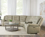 Parker Living - Caldwell 6 Piece Modular Power Reclining Sectional in Tahoe Fog - MCAL-PACKA(H)-TACH - GreatFurnitureDeal