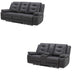 Parker Living - Caldwell 2 Piece Power Reclining Living Room Set in Tahoe Charcoal - MCAL-321PH-TACH-2SET - GreatFurnitureDeal