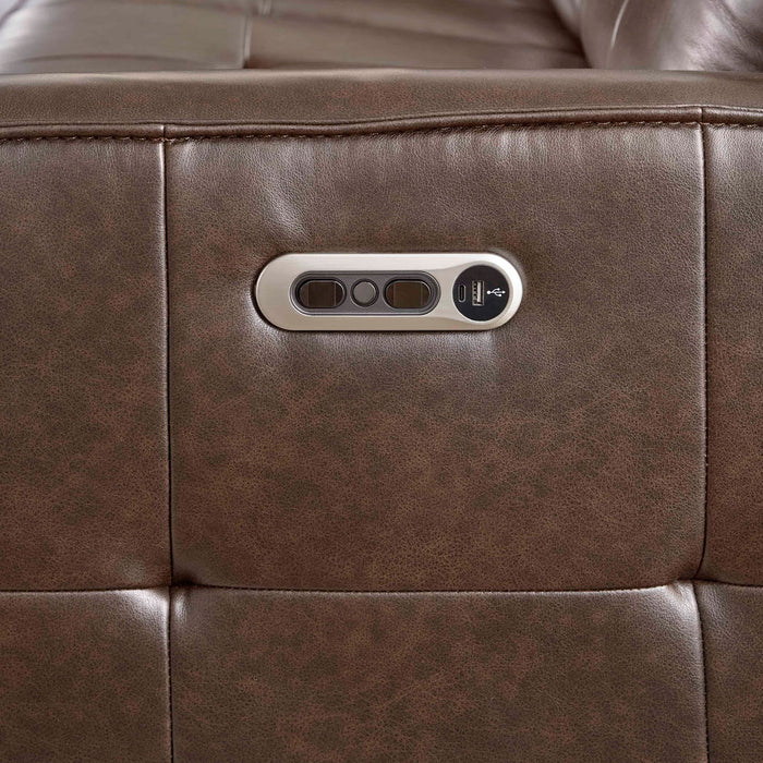 Parker Living - Canterbury 6 Piece Modular Power Reclining Sectional Sofa in Acorn - MCAN-PACKA(HZ)-ACO - GreatFurnitureDeal