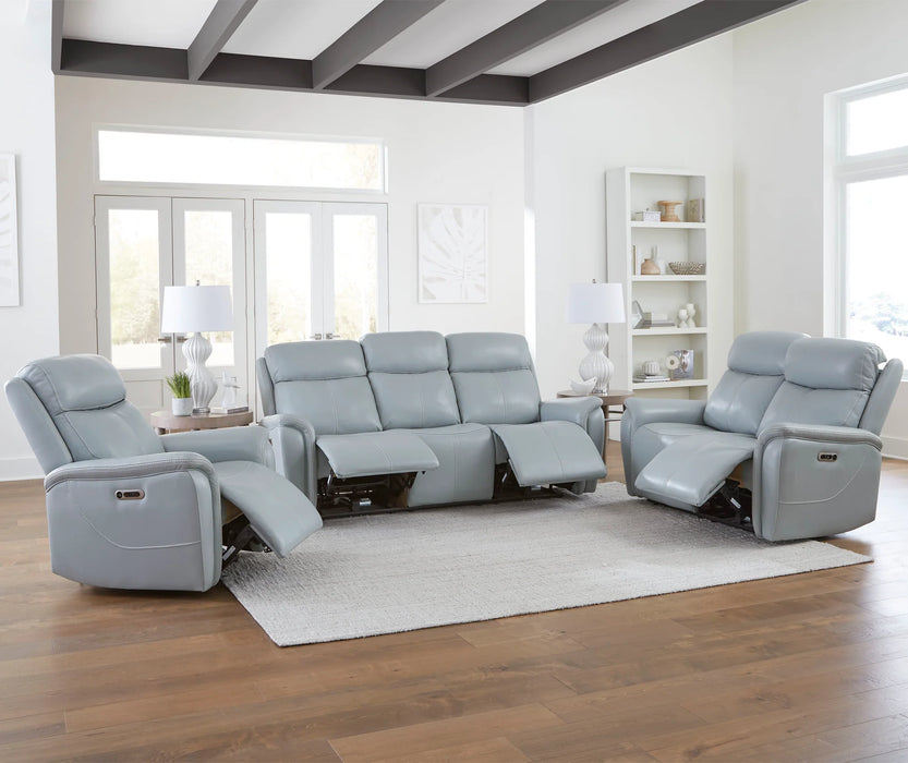 Parker Living - Cascade Power Reclining Loveseat in Seamist Grey - MCAS#822PH-SMGR - GreatFurnitureDeal