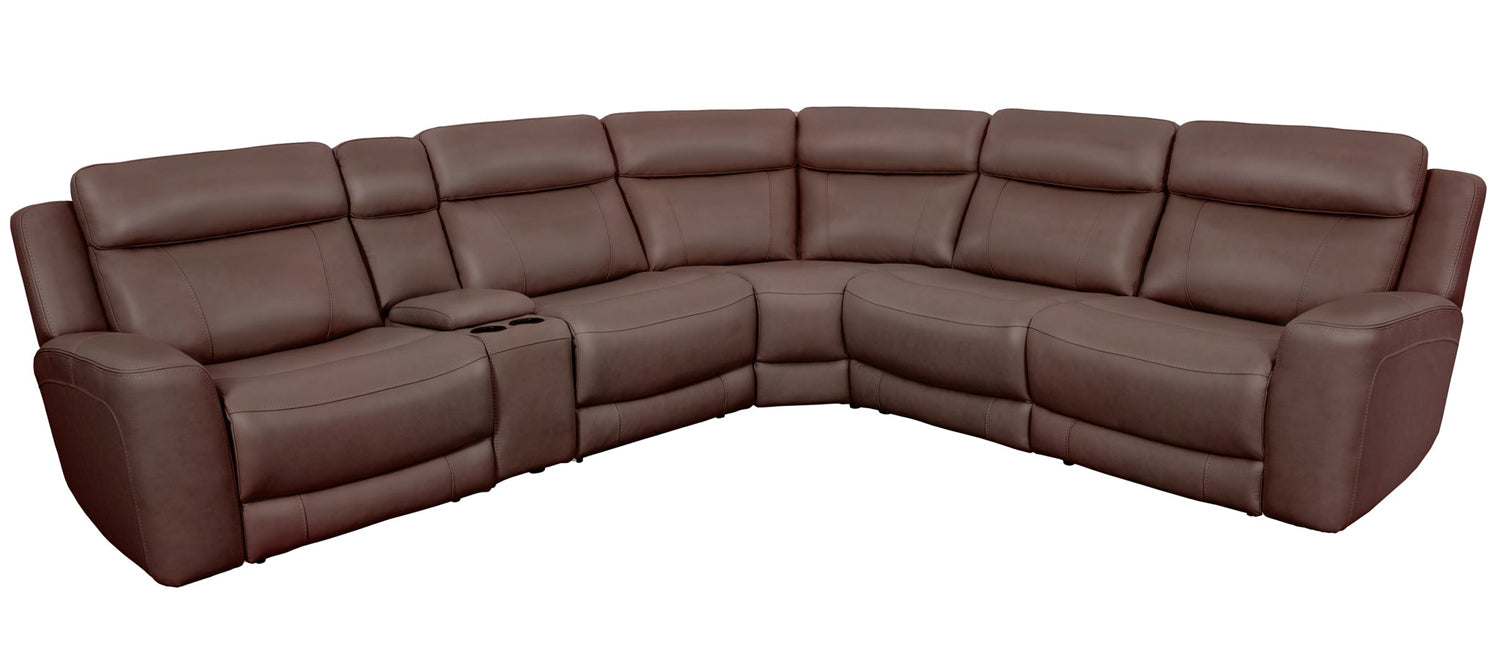 Parker Living - Calgary 6 Piece Modular Power Reclining Sectional Sofa in Autumn Umber - MCGR-PACKA(H)-ATUB - GreatFurnitureDeal