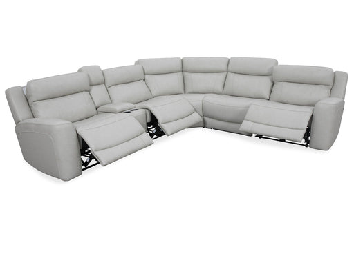 Parker Living - Calgary 6 Piece Modular Power Reclining Sectional Sofa in Stone - MCGR-PACKA(H)-STNE - GreatFurnitureDeal