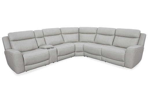 Parker Living - Calgary 6 Piece Modular Power Reclining Sectional Sofa in Stone - MCGR-PACKA(H)-STNE - GreatFurnitureDeal