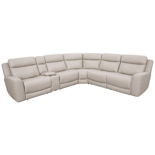 Parker Living - Calgary 6 Piece Modular Power Reclining Sectional Sofa in Stone - MCGR-PACKA(H)-STNE - GreatFurnitureDeal