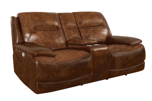 Parker Living - Colossus Power Console Loveseat in Napoli Brown - MCOL#822CPHZ-NBR - GreatFurnitureDeal