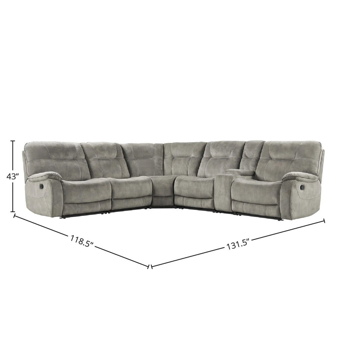 Parker Living - Cooper 6-Piece Sectional in Shadow Natural - MCOO-PACKA-SNA - GreatFurnitureDeal