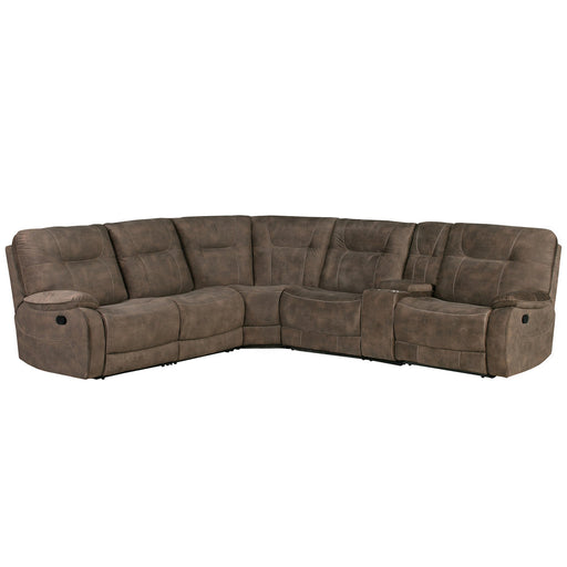 Parker Living - Cooper 6 Piece Reclining Sectional in Shadow Brown - MCOO-PACKA-SBR - GreatFurnitureDeal