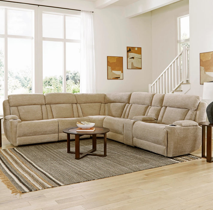 Parker Living - Dalton 6 Piece Sectional Sofa in Lucky Fawn - MDAL-PACKT(H)-LFA - GreatFurnitureDeal