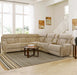 Parker Living - Dalton 6 Piece Reclining Sectional in Lucky Fawn - MDAL-PACKT(H)-LFA - GreatFurnitureDeal