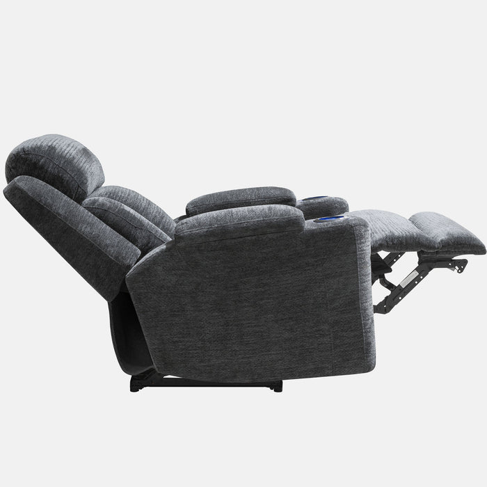 Parker Living - Dalton Power Recliner in Lucky Charcoal -Set of 2- MDAL#812PH-LCH - GreatFurnitureDeal