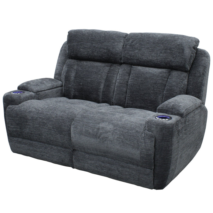 Parker Living - Dalton Power Loveseat in Lucky Charcoal - MDAL#822PH-LCH