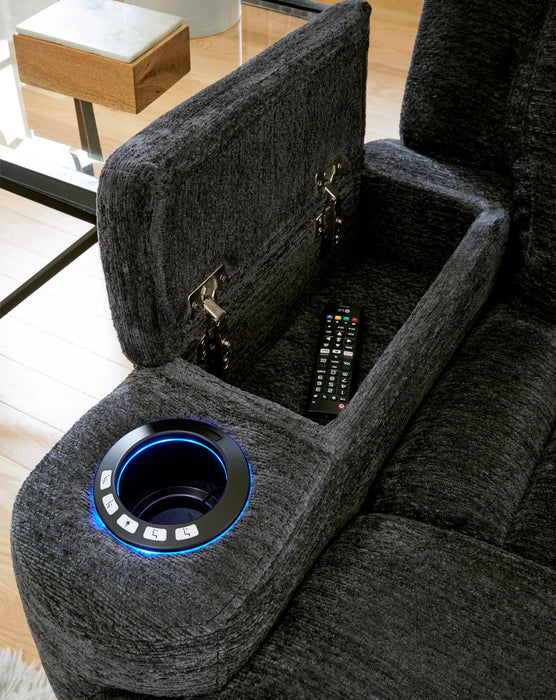 Parker Living - Dalton Power Loveseat in Lucky Charcoal - MDAL#822PH-LCH - GreatFurnitureDeal