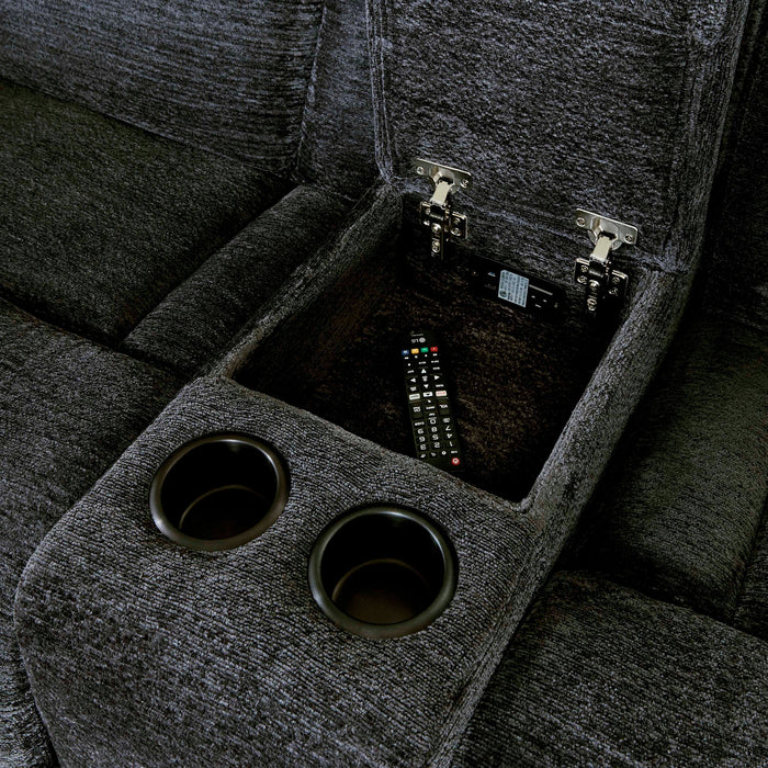 Parker Living - Dalton 6 Piece Reclining Sectional in Lucky Charcoal - MDAL-PACKT(H)-LCH - GreatFurnitureDeal