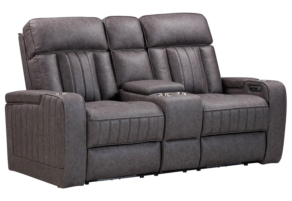 Parker Living - Equinox 3 Piece Power Reclining Living Room Set in Mercaury - MEQU-321PH-MERC - GreatFurnitureDeal