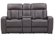 Parker Living - Equinox Power Console Loveseat in Mercury - MEQU#822CPH-MERC - GreatFurnitureDeal