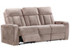 Parker Living - Equinox Power Reclining Sofa with Drop Down Table in Mushroom - MEQU#834PH-MURM - GreatFurnitureDeal