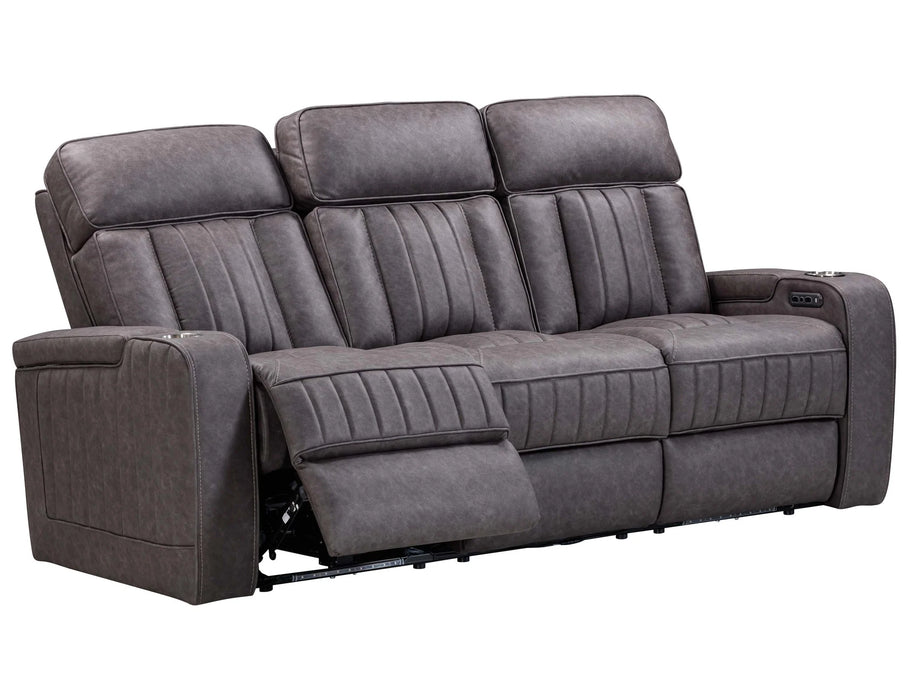 Parker Living - Equinox Power Reclining Sofa with Drop Down Table in Mercury - MEQU#834PH-MERC - GreatFurnitureDeal