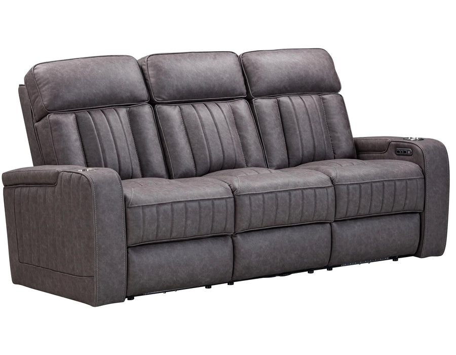 Parker Living - Equinox Power Reclining Sofa with Drop Down Table in Mercury - MEQU#834PH-MERC - GreatFurnitureDeal