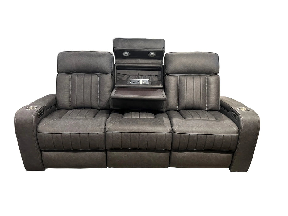 Parker Living - Equinox Power Reclining Sofa with Drop Down Table in Mercury - MEQU#834PH-MERC - GreatFurnitureDeal