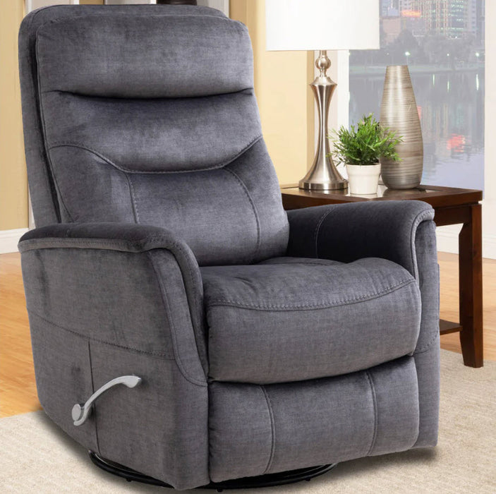 Parker Living - Gemini Swivel Glider Recliner in Capri Charcoal (Set of 2) - MGEM#812GS-2-CCH - GreatFurnitureDeal