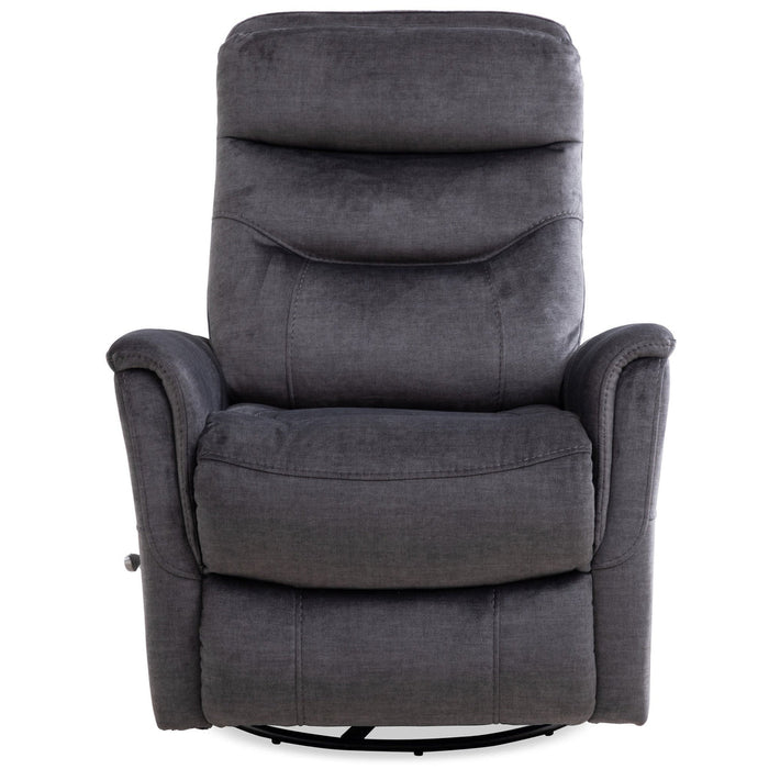 Parker Living - Gemini Manual Swivel Glider Recliner in Capri Charcoal (Set of 2) - MGEM#812GS-CCH - GreatFurnitureDeal