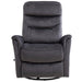 Parker Living - Gemini Manual Swivel Glider Recliner in Capri Charcoal (Set of 2) - MGEM#812GS-CCH - GreatFurnitureDeal