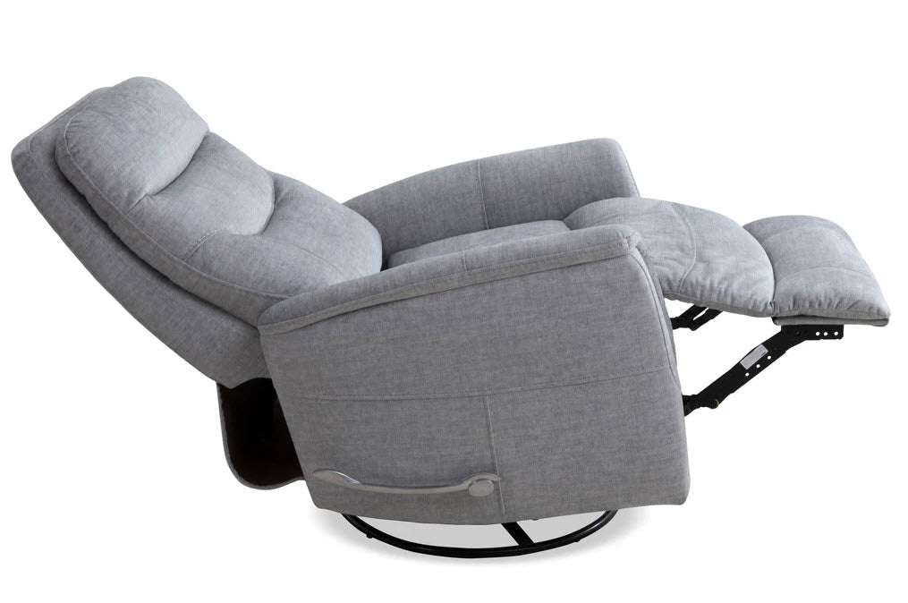 Parker Living - Gemini Swivel Glider Recliner in Capri Silver (Set of 2) - MGEM#812GS-2-CSI - GreatFurnitureDeal
