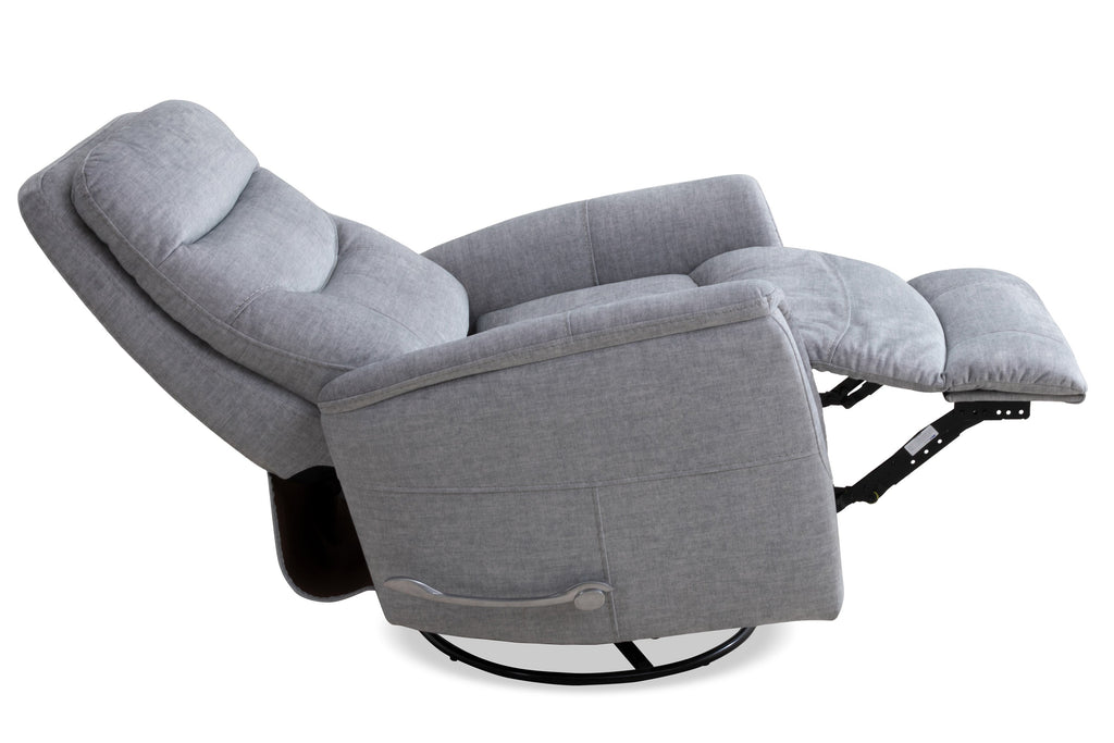 Parker Living - Gemini Manual Swivel Glider Recliner in Capri Silver (Set of 2) - MGEM#812GS-CSI - GreatFurnitureDeal