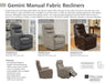 Parker Living - Gemini Power Swivel Glider Recliner in Truffle (Set of 2) - MGEM#812GSPB-2-TRU - GreatFurnitureDeal
