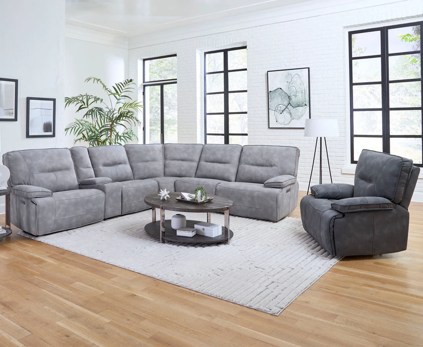 Parker Living - Gladiator Sectional Sofa in SKY - MGLA-PACKA(H)-SKY - GreatFurnitureDeal
