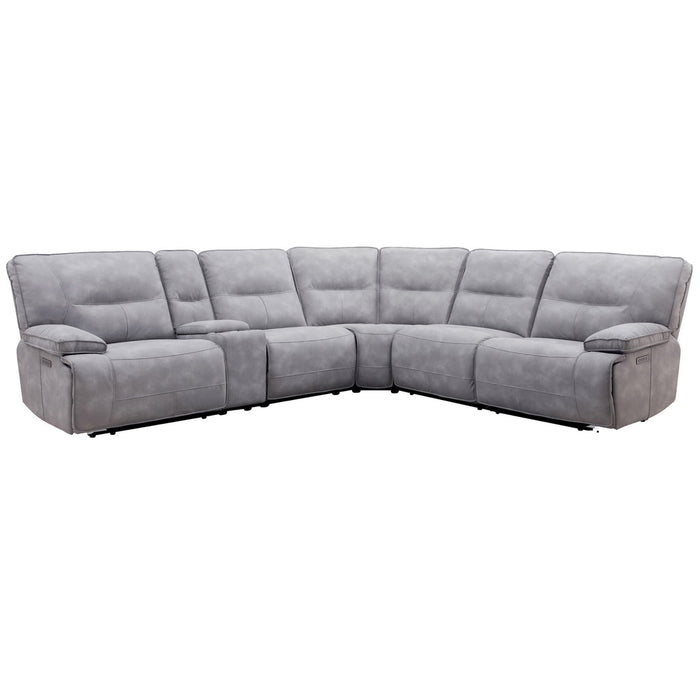 Parker Living - Gladiator 6 Piece Sectional Sofa in Sky - MGLA-PACKA(H)-SKY - GreatFurnitureDeal