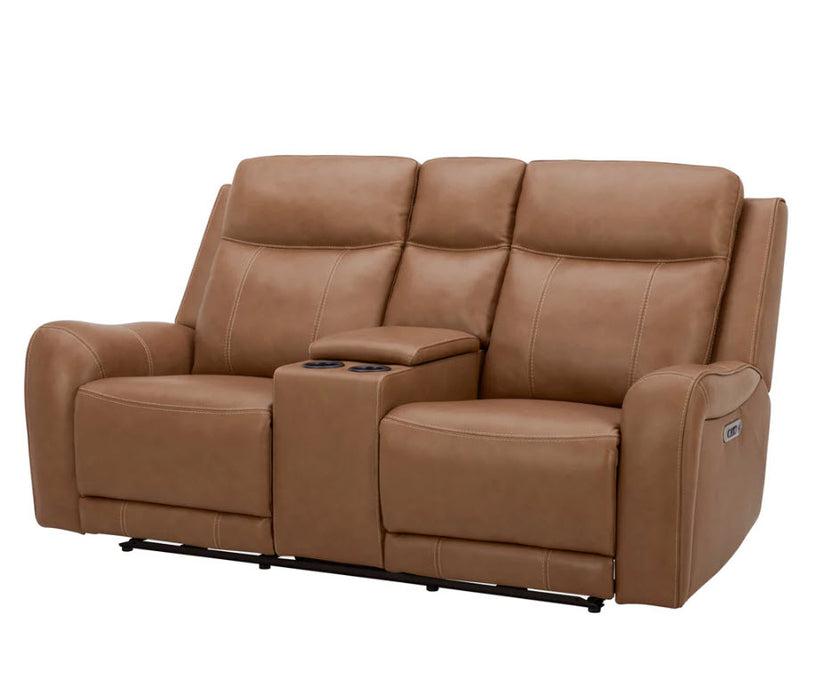 Parker Living - Haywood Power Console Loveseat in Butternut - MHAY#822CPH-BTNT - GreatFurnitureDeal