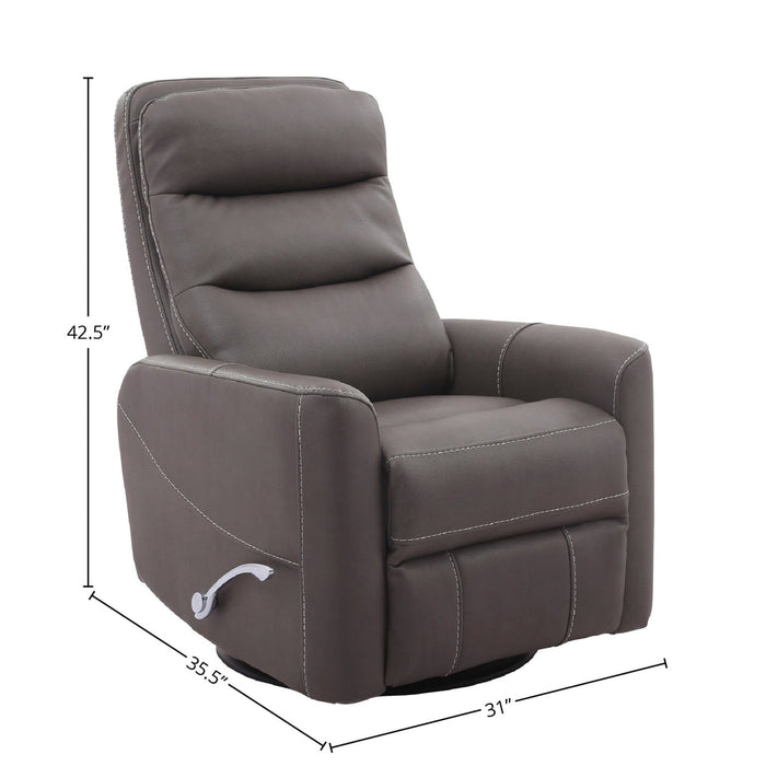 Parker Living - Hercules Power Lift Recliner with Articulating Headrest in Haze (Set of 2) - MHER#812LIFT-HAZ - GreatFurnitureDeal