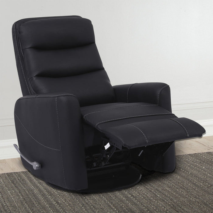 Parker Living - Hercules Manual Swivel Glider Recliner in Black (Set of 2) - MHER#812GS-BLC - GreatFurnitureDeal