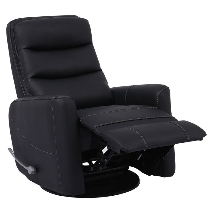 Parker Living - Hercules Manual Swivel Glider Recliner in Black (Set of 2) - MHER#812GS-BLC - GreatFurnitureDeal