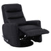 Parker Living - Hercules Manual Swivel Glider Recliner in Black (Set of 2) - MHER#812GS-BLC - GreatFurnitureDeal