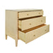 Worlds Away - Michelle Four Drawer Chest In Natural Grasscloth - MICHELLE NAT - GreatFurnitureDeal