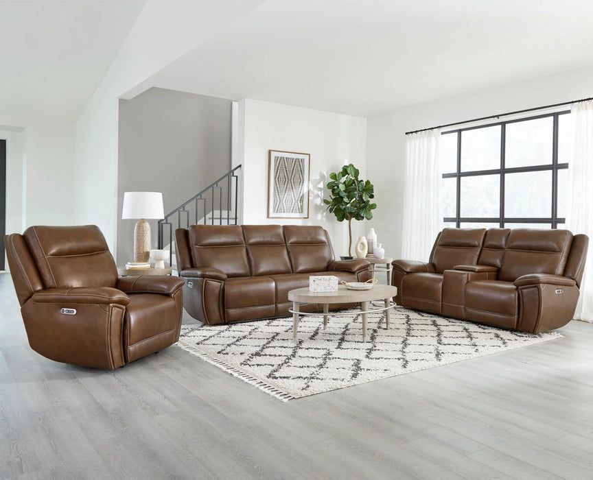 Parker Living - Jameson 3 Piece Power Reclining Living Room Set in Hickory Brown - MJAM-321PHZ-HKRY - GreatFurnitureDeal