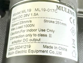Catnapper Furniture & Others Power Recliner Replacement Motor - Mulin ML19-017C
