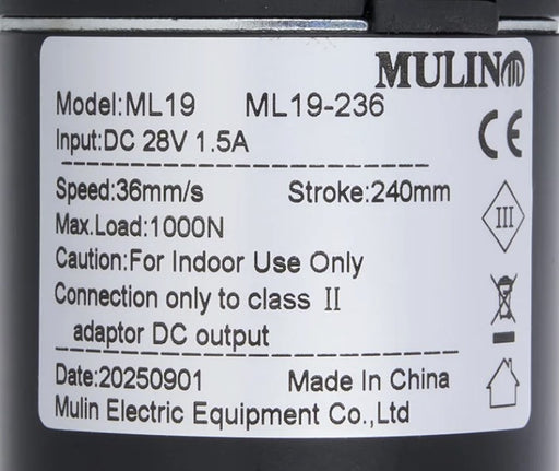 Power Recliner / Lift Chair Linear Actuator Replacement Motor - ML19-236 - GreatFurnitureDeal